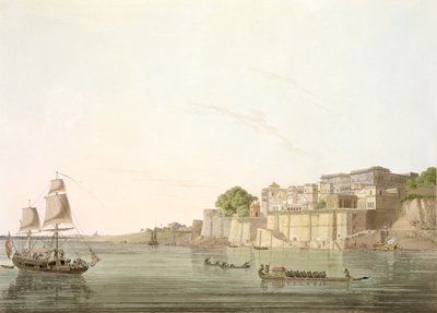 Ramnugur, nabij Benares, aan de rivier de Ganges, uit 